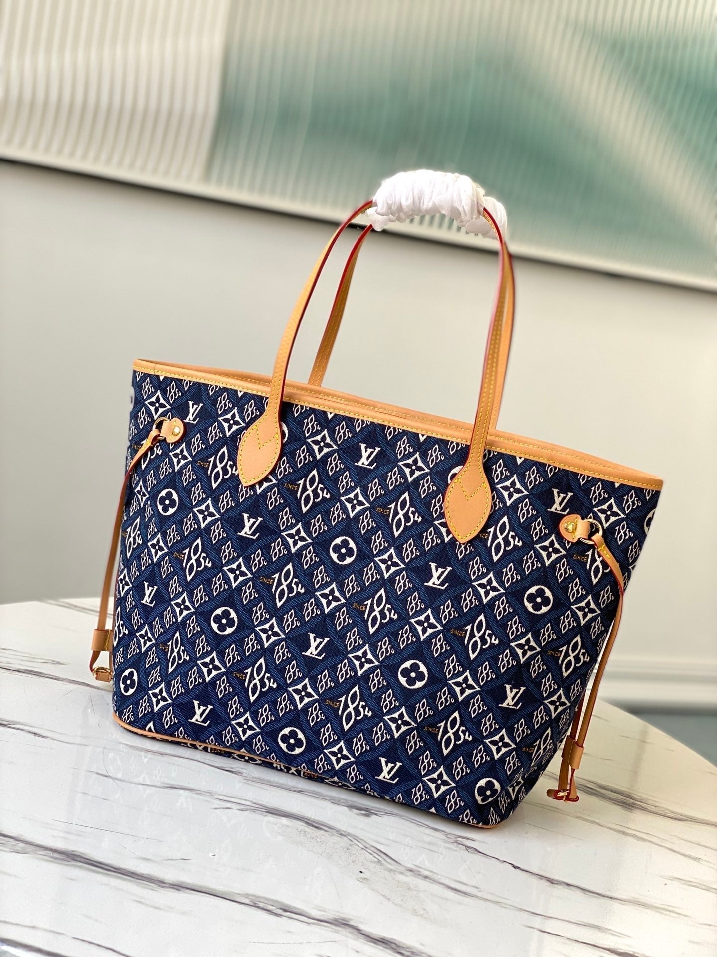 NEVERFULL MM WITH DUSTBAG 1854 MONOGRAM JACQUARD 31CM