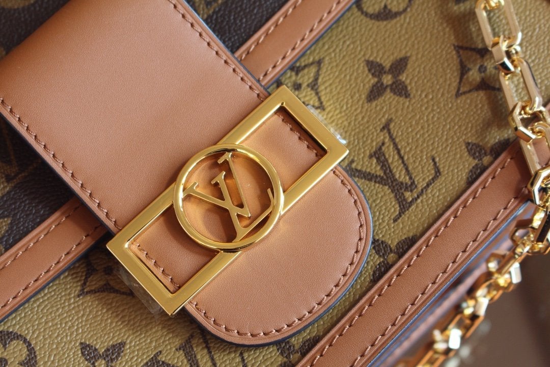 LV DAUPHINE MM 25 MONOGRAM CANVAS