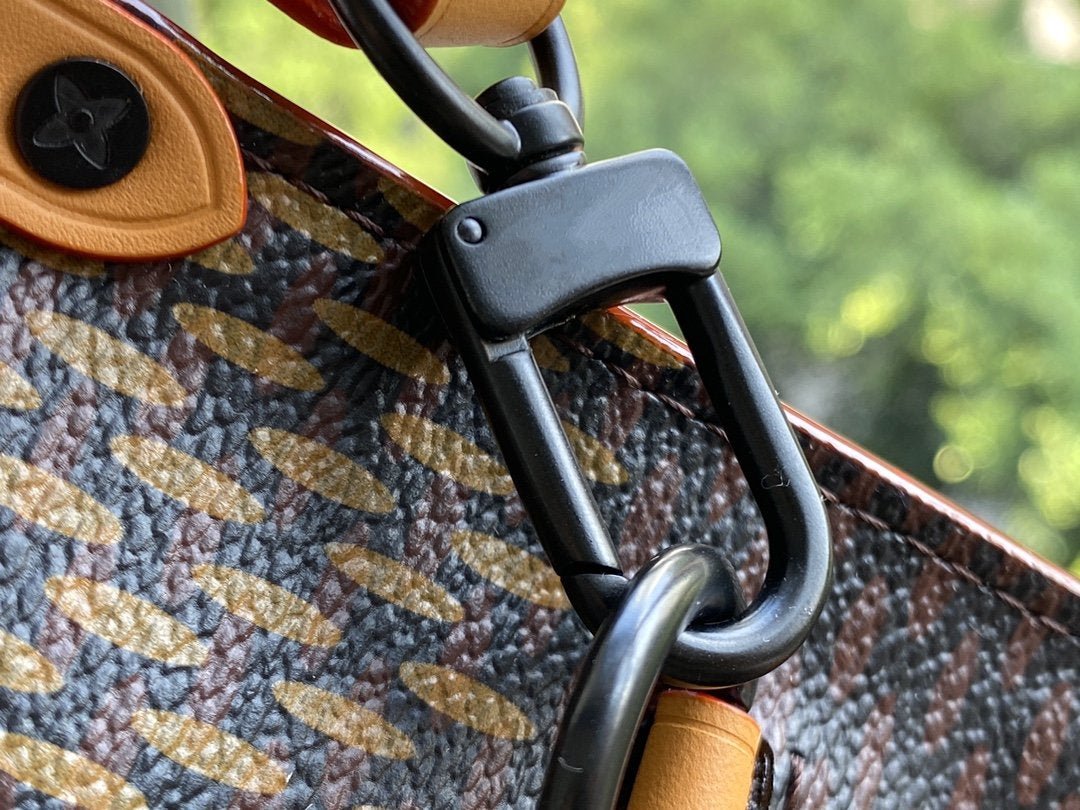 MINI TOTE 25 GIANT DAMIER EBENE