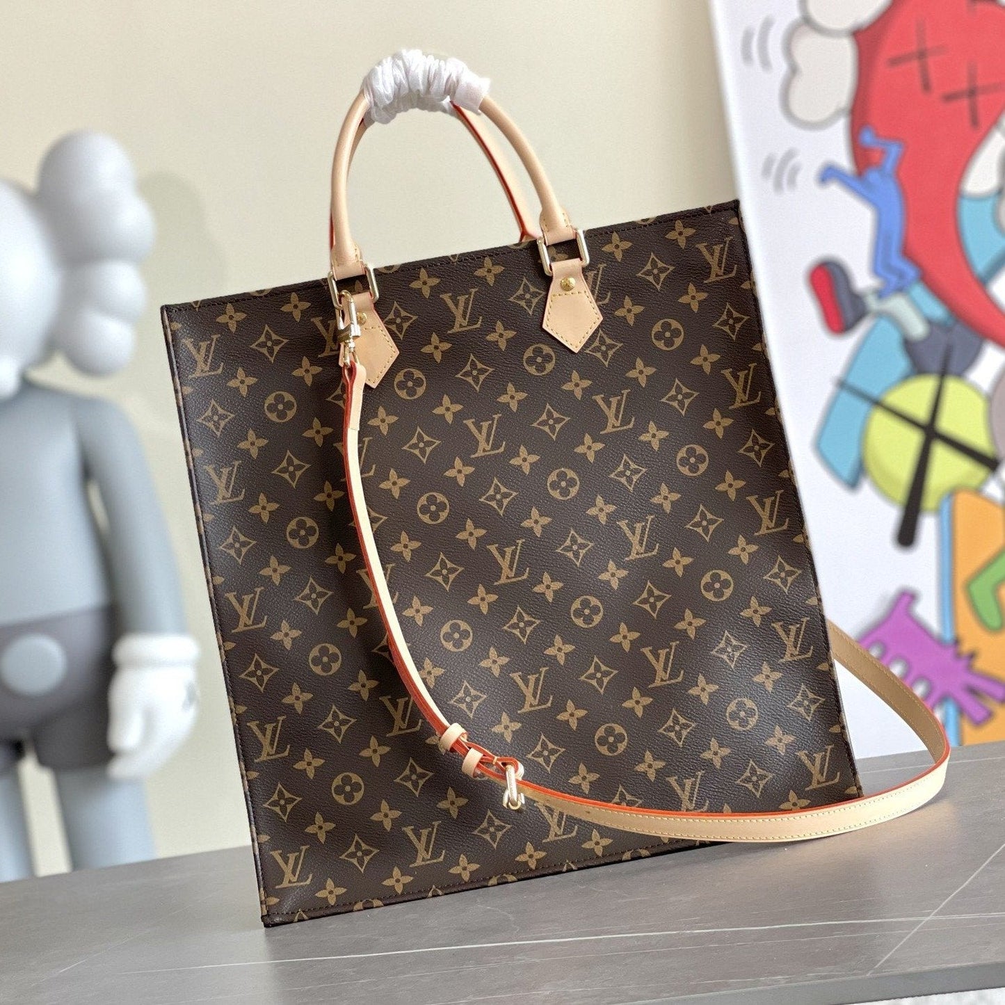 SAC PLAT 36CM MONOGRAM CANVAS