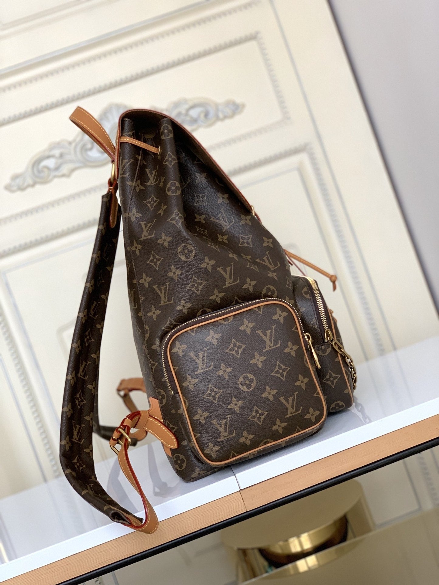 LV BACKPACK TRIO 45CM MONOGRAM CANVAS