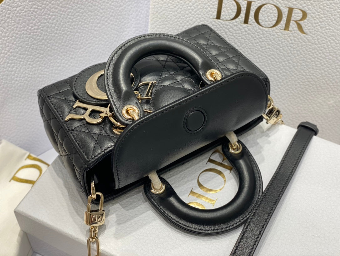 MICRO LADY D-JOY 16.5 BLACK LAMBSKIN