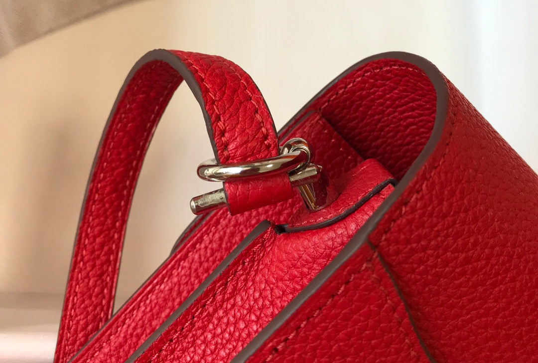 HM SAC ROULIS 18 RED CALFSKIN