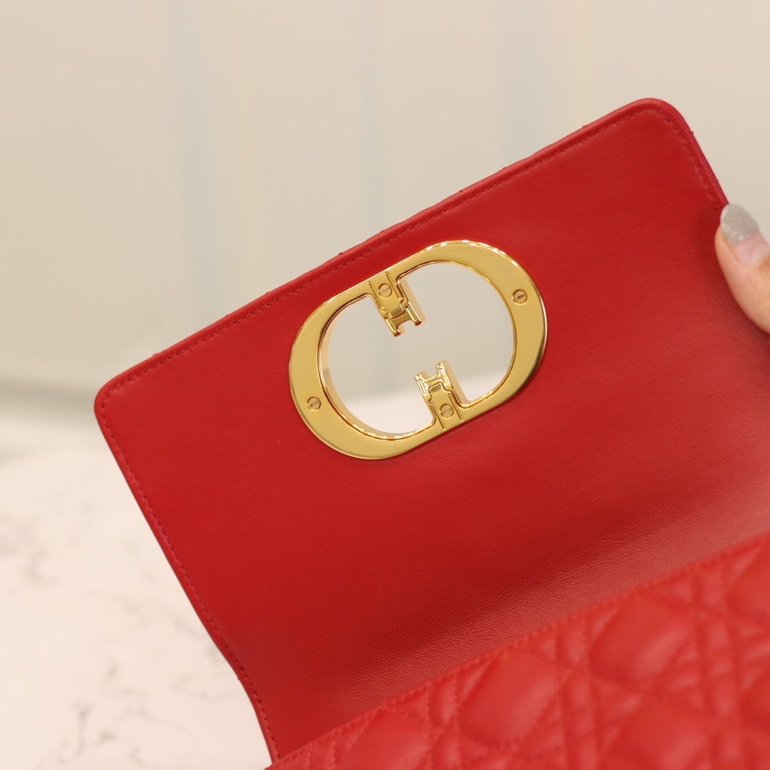 CARO MINI BAG 20 IN CANDY RED CALFSKIN