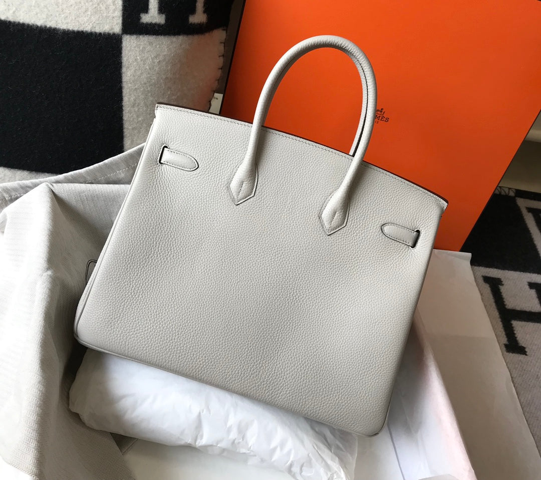 HM BIRKIN 35CM BAG CREAM CALFSKIN GOLD HARDWARE