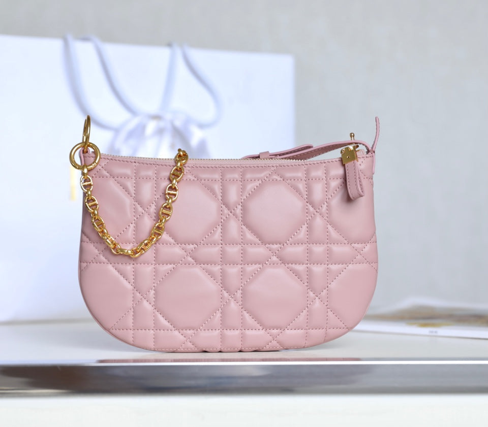 MINI CARO BAG 25 IN LIGHT PINK LAMBSKIN