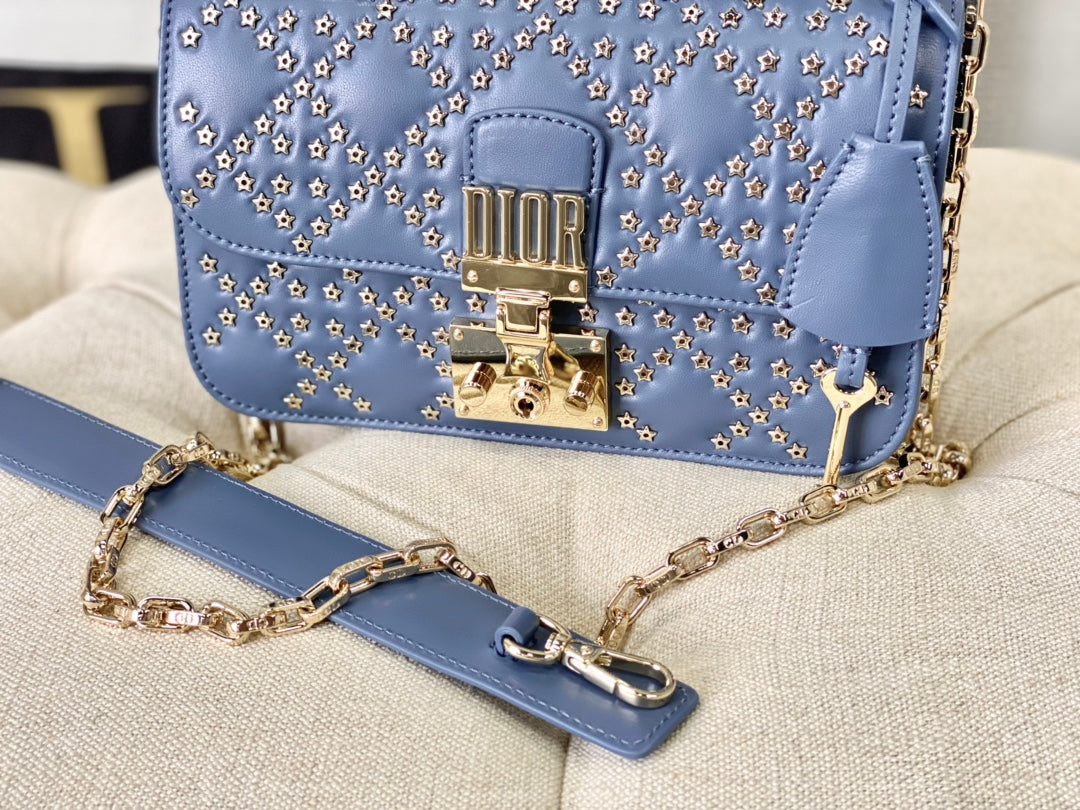 LIMITED BAG 21 IN SAPPHIRE BLUE LAMBSKIN