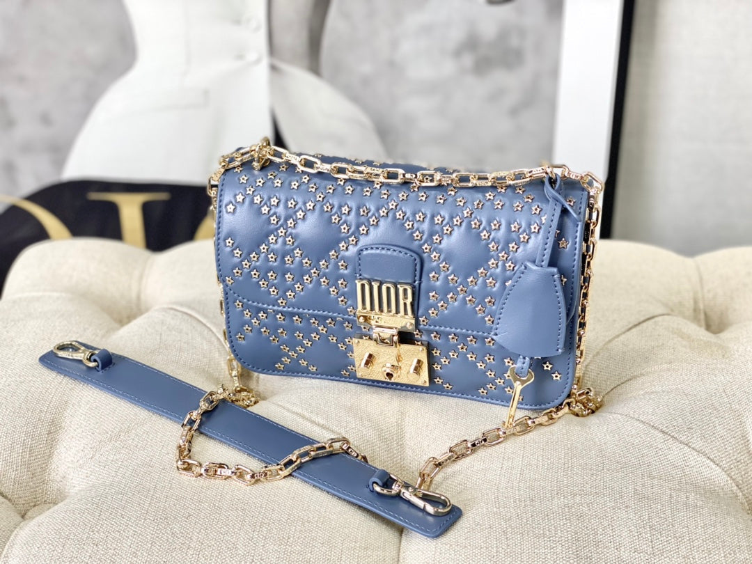 LIMITED BAG 21 IN SAPPHIRE BLUE LAMBSKIN