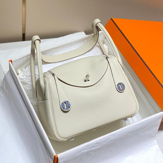 HM LINDY 26 BAG WHITE CALFSKIN