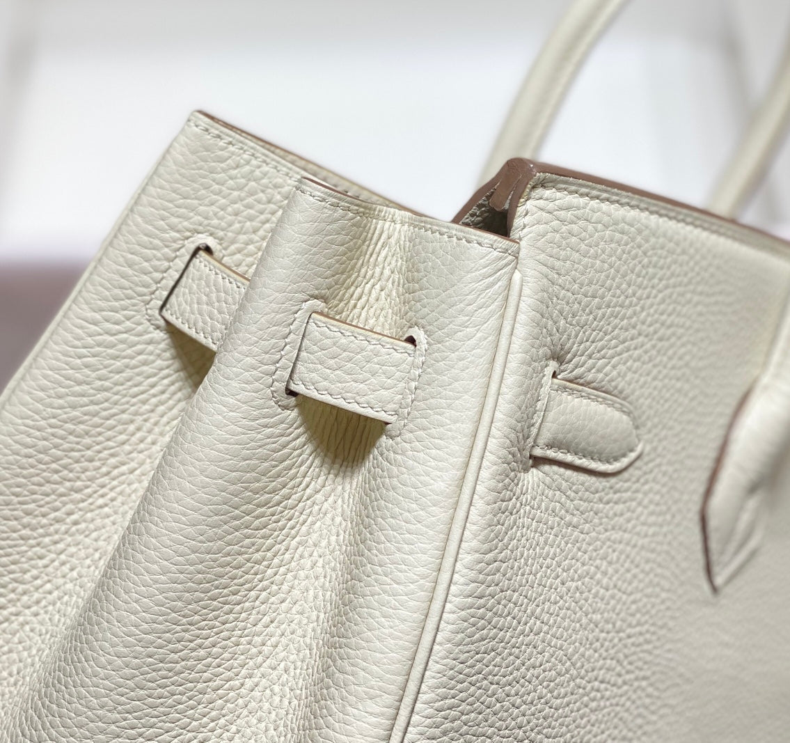 HM BIRKIN 35CM BAG WHITE CALFSKIN GOLD HARDWARE