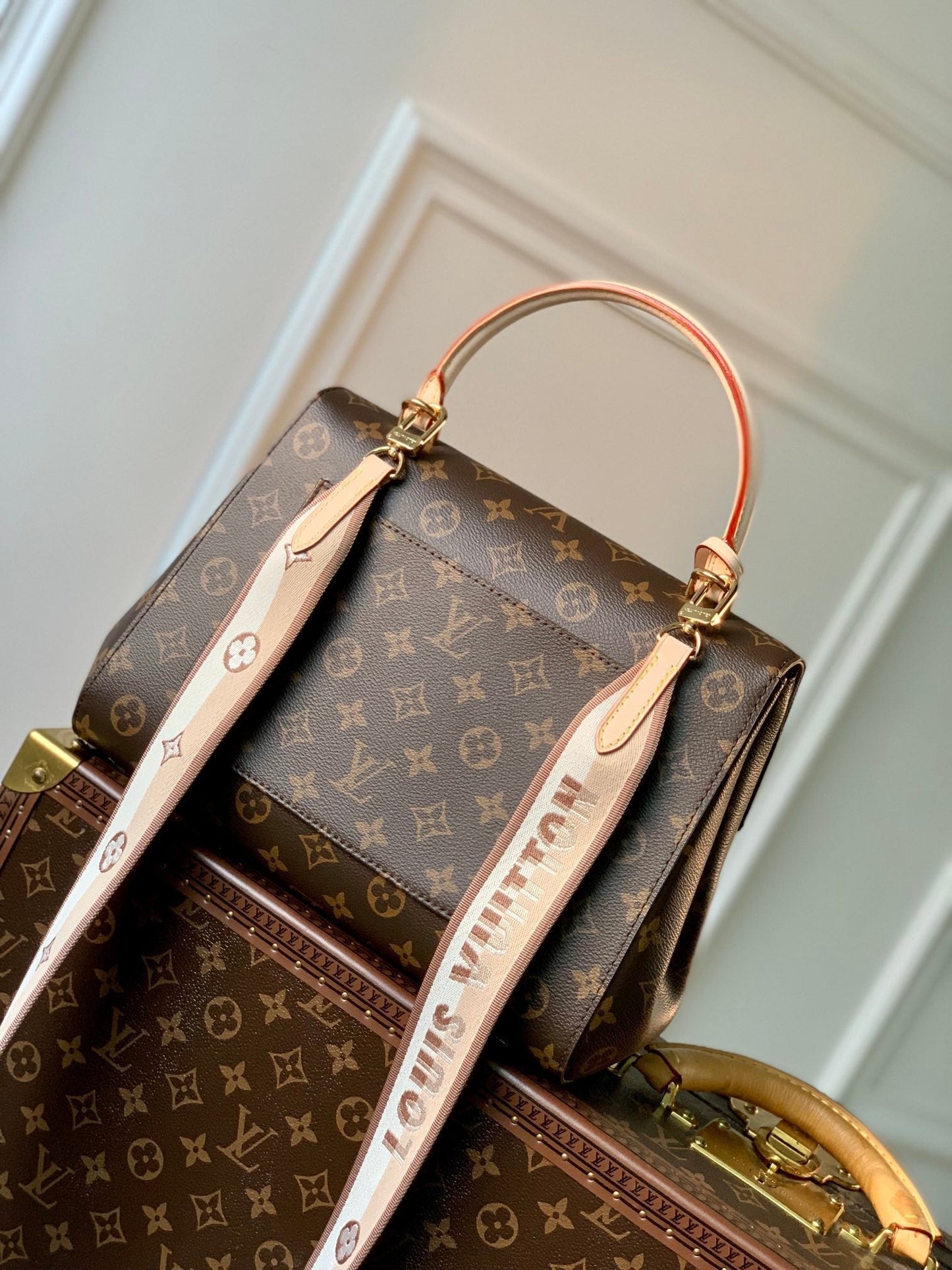 CLUNY MM 33 IN BROWN MONOGRAM CANVAS