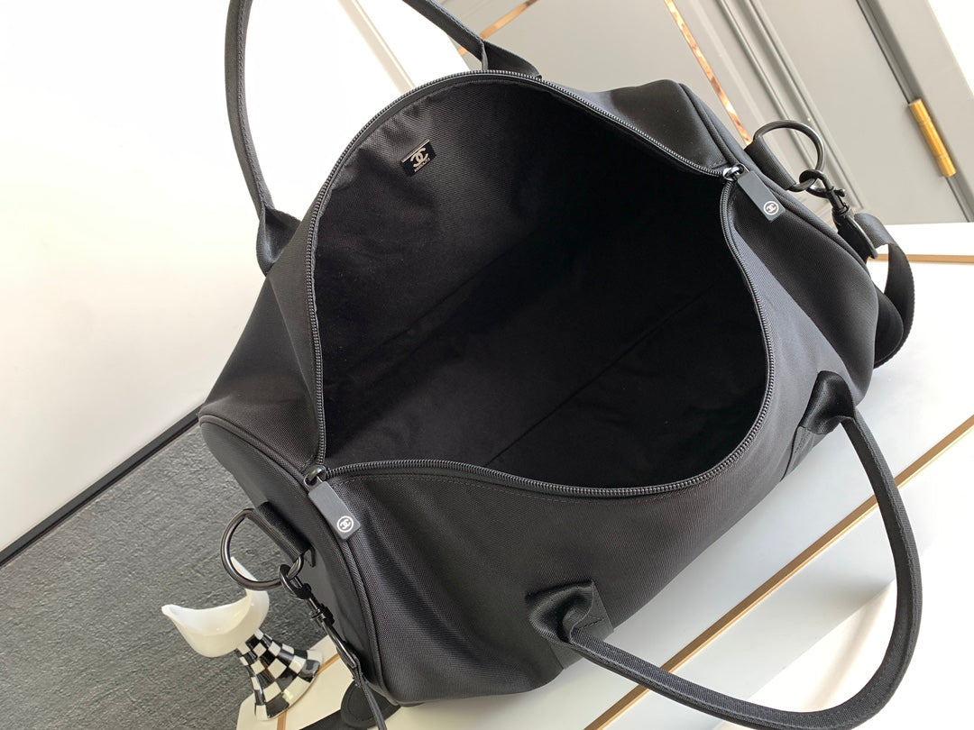 CC TRAVEL BAG 45 IN BLACK CANVAS