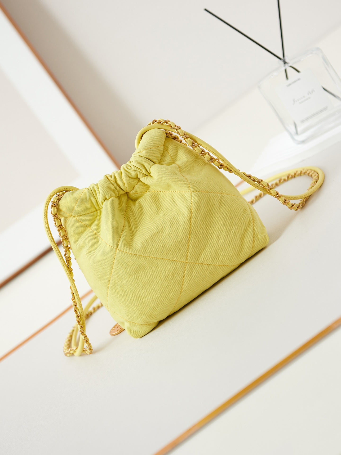 CC CLASSIC MINI 20 BAG IN YELLOW CORN CANVAS