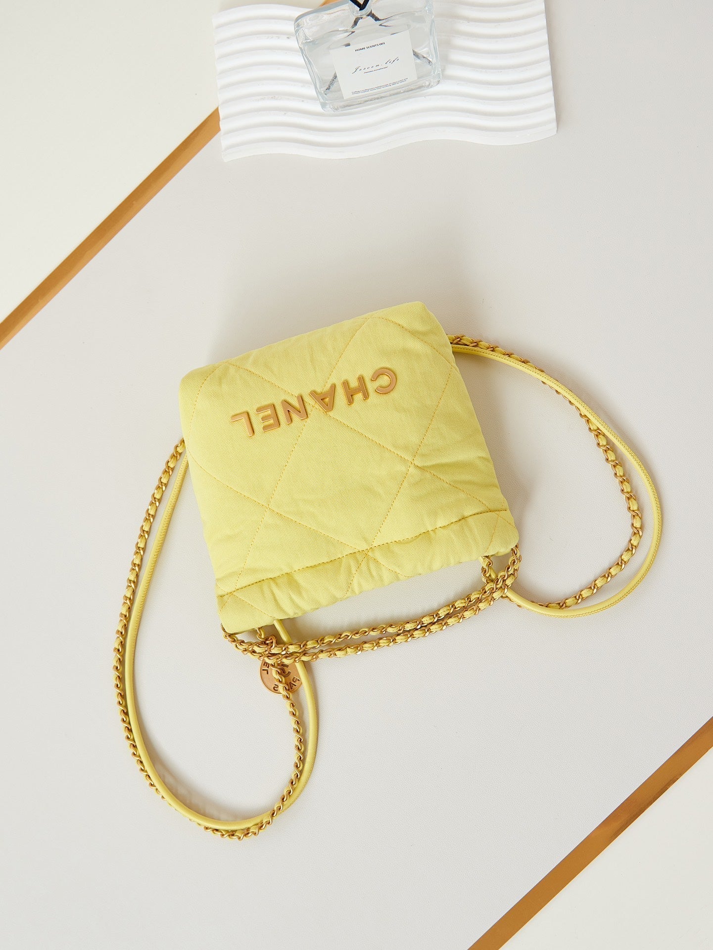 CC CLASSIC MINI 20 BAG IN YELLOW CORN CANVAS