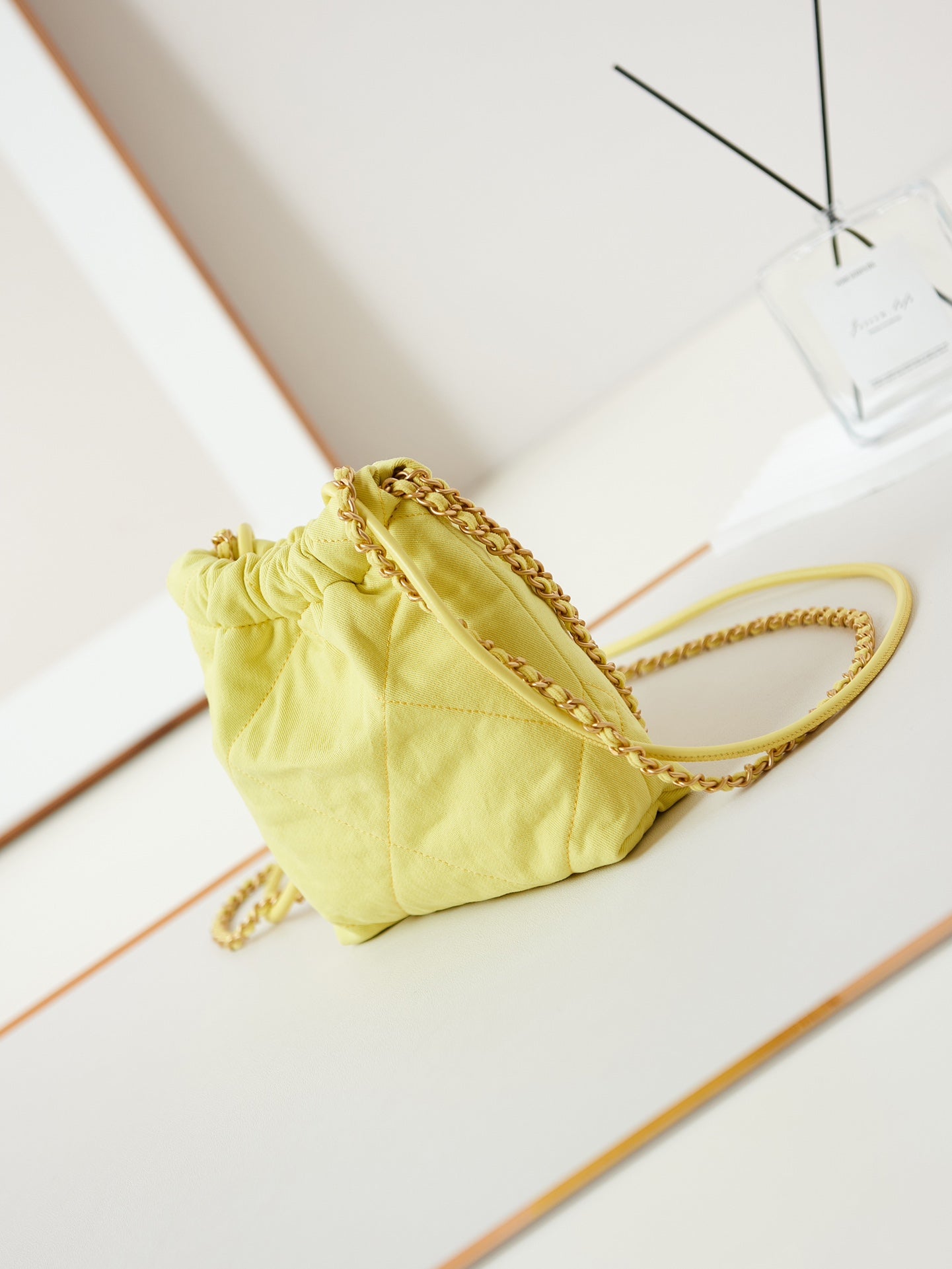 CC CLASSIC MINI 20 BAG IN YELLOW CORN CANVAS