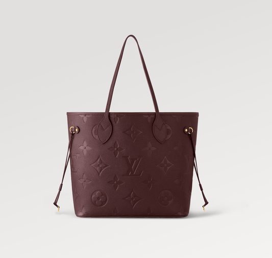 NEVERFULL MM 32 WINE MONOGRAM EMPREINTE LEATHER