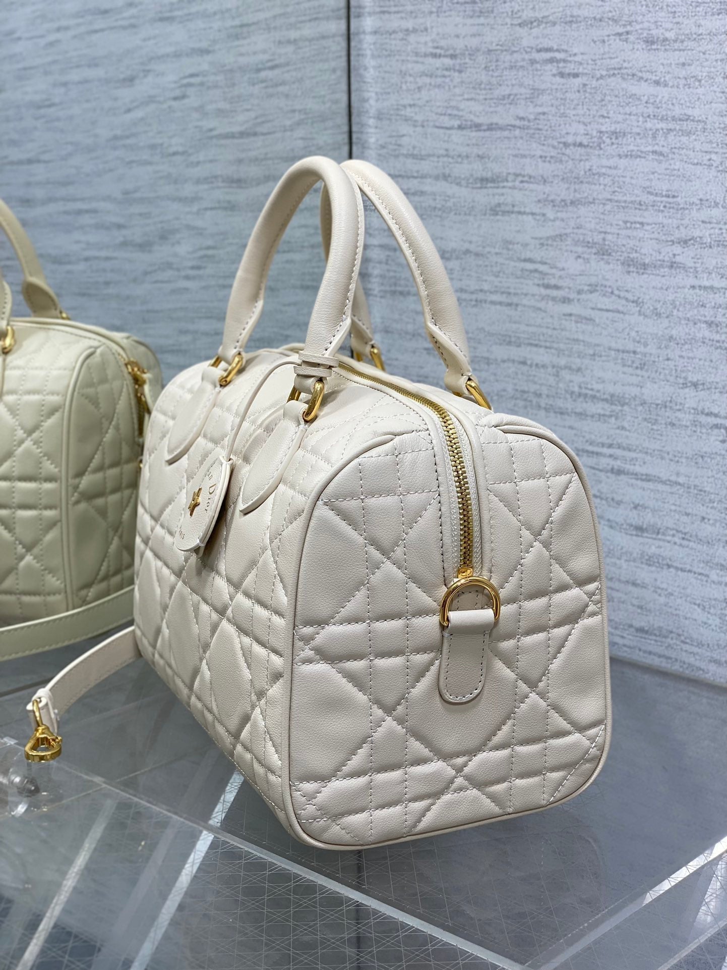 GROOVE 25 BAG IN WHITE CREAM LAMBSKIN