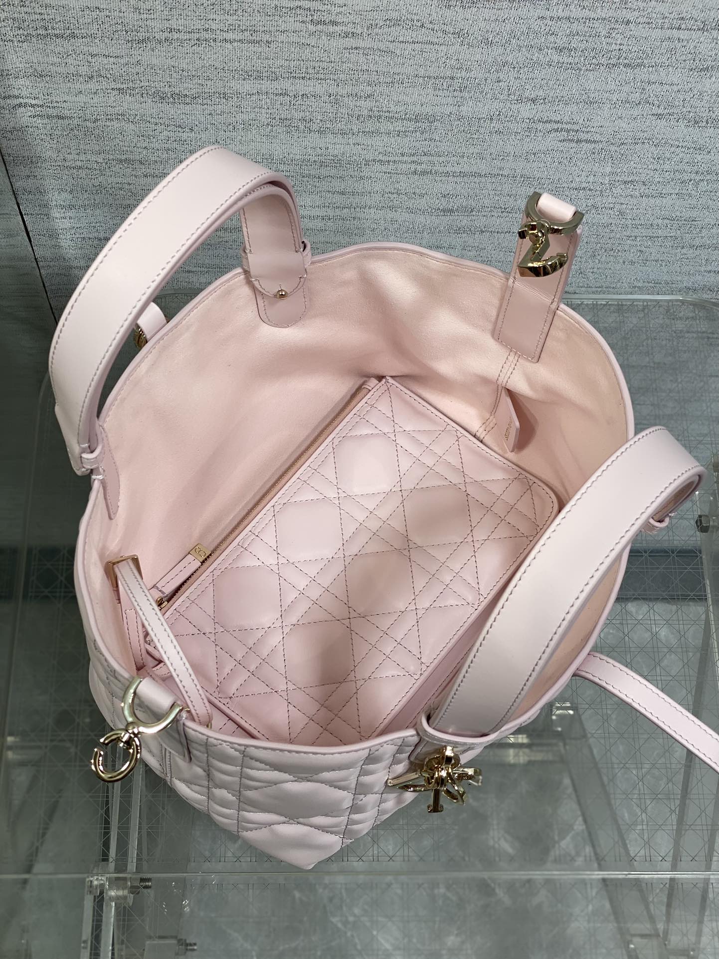 ALWAYS MINI 23 BAG IN LIGHT PINK MACROCANNAGE CALFSKIN