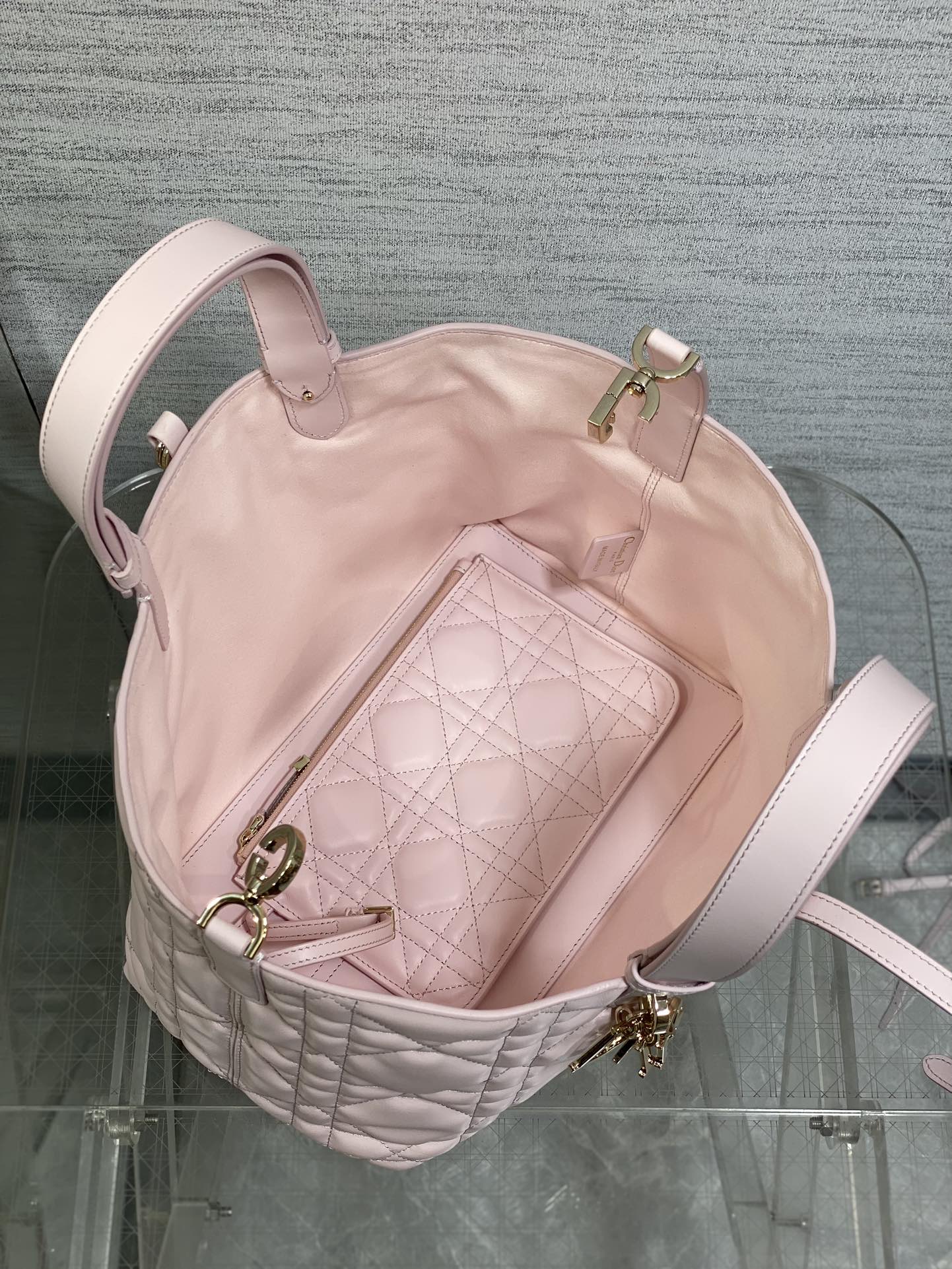 ALWAYS MEDIUM 28 BAG IN LIGHT PINK MACROCANNAGE CALFSKIN