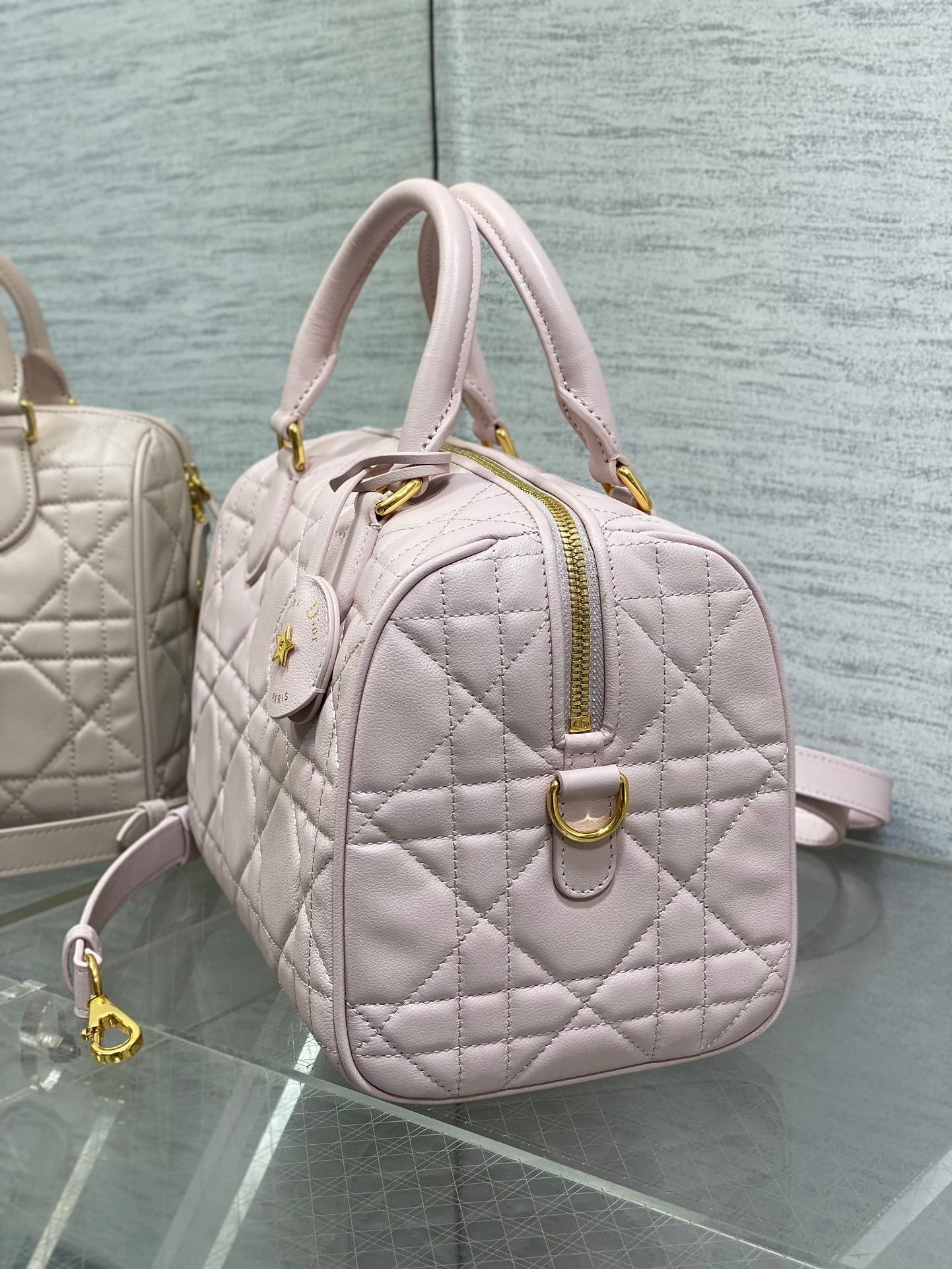 GROOVE 25 BAG IN LIGHT PINK LAMBSKIN