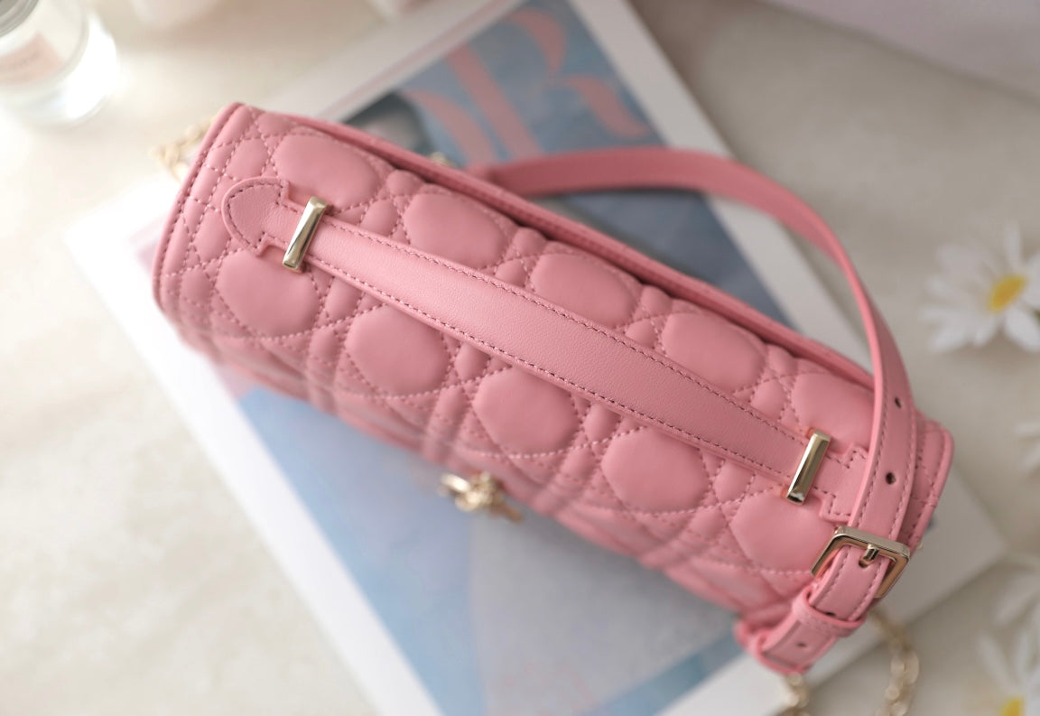 MINI 24 TOP-HANDLE LIGHT PINK LAMBSKIN